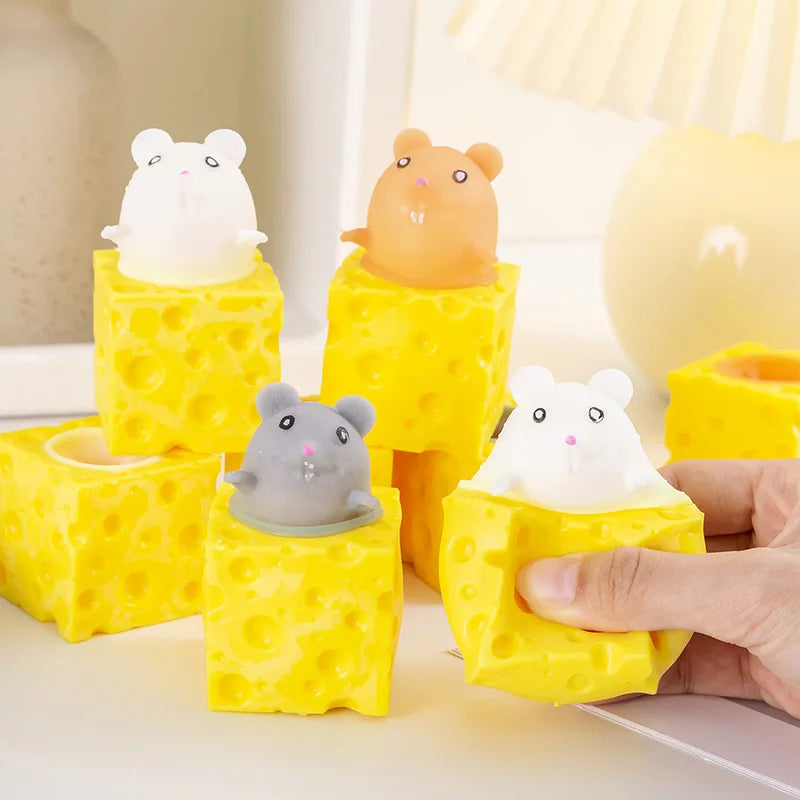 Squeezing Squirrel Cup Toy | Fidget Stress Relief Gift for Adults