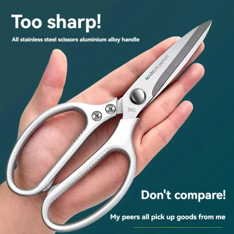 Stainless Steel Kitchen Scissors for Cutting Chicken Bones | Heavy Duty Poultry Shears