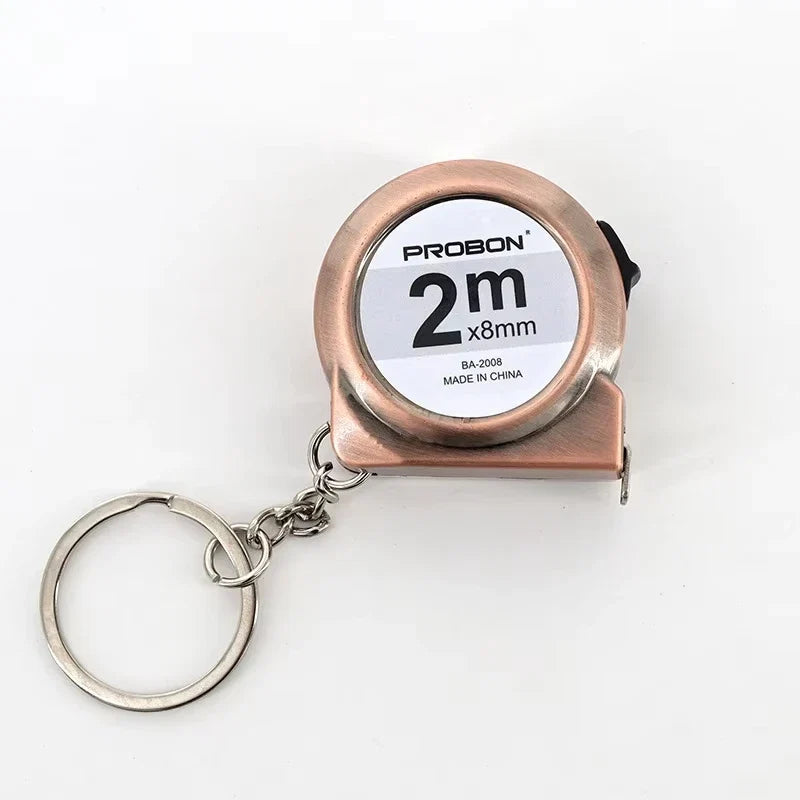 Portable Mini Tape Measure Retractable 2m | Keychain Sewing & Crafting Tool