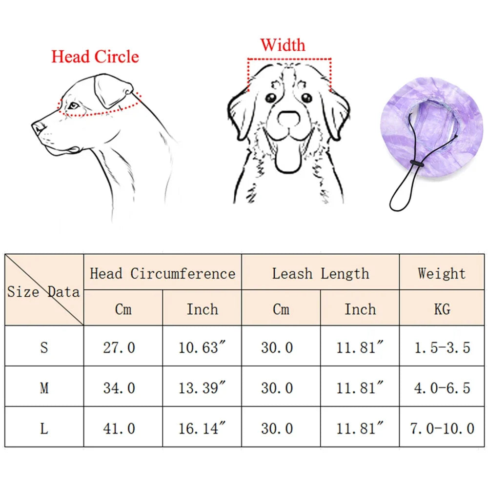Breathable Pet Sun Hat | Cooling Shade for Small Dogs and Cats