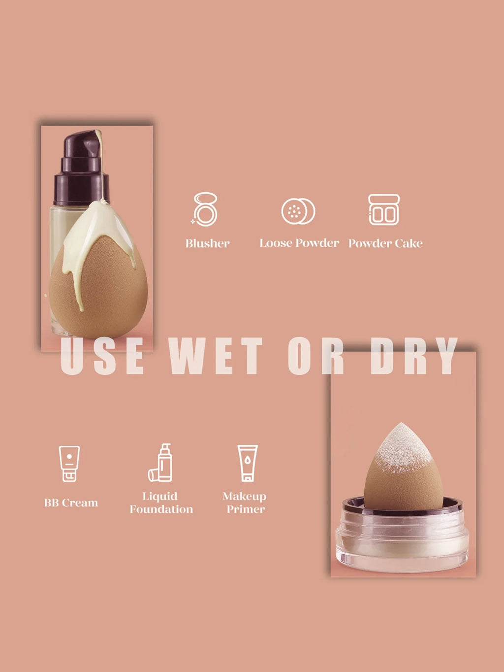 Foundation Blender Set | Smooth Makeup Sponge