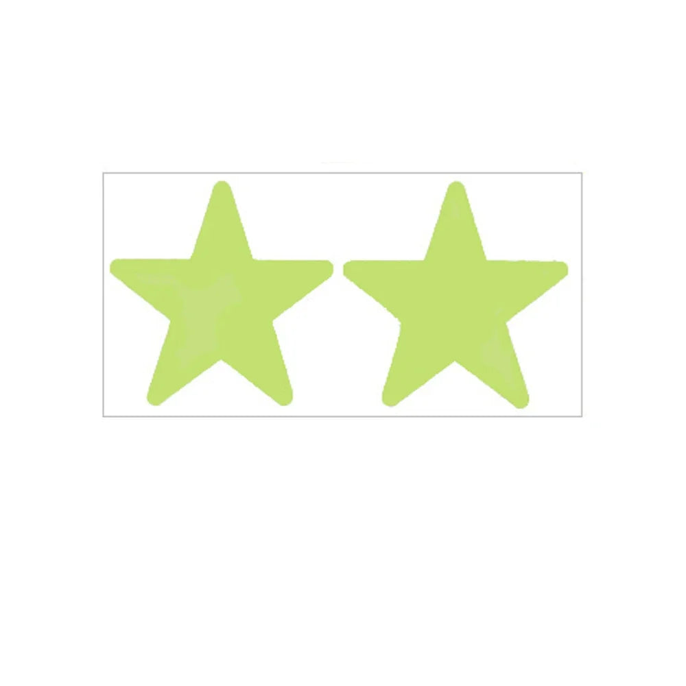 Glow In The Dark 3D Stars Moon Wall Stickers | Creative Luminous Room Decor