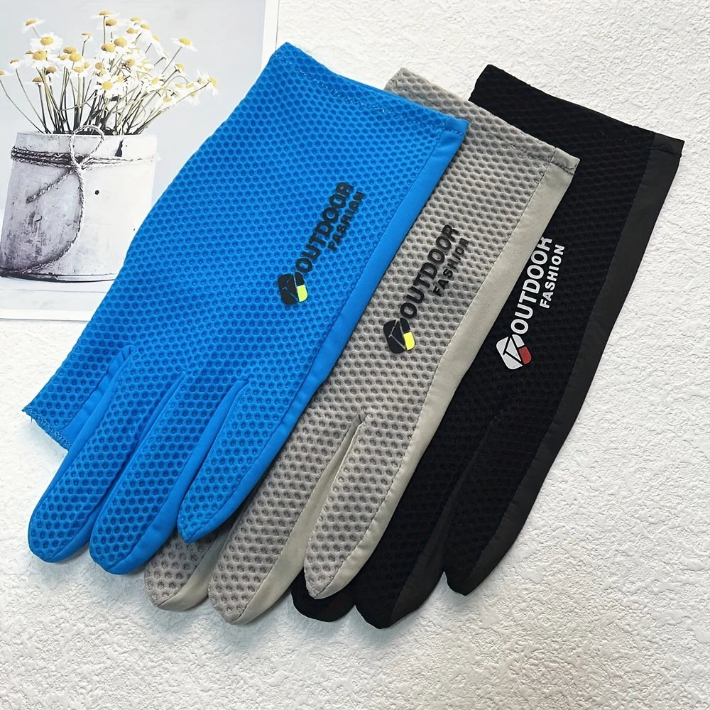 Summer Cycling Gloves | Breathable Mesh Non-Slip Touchscreen MTB Gloves