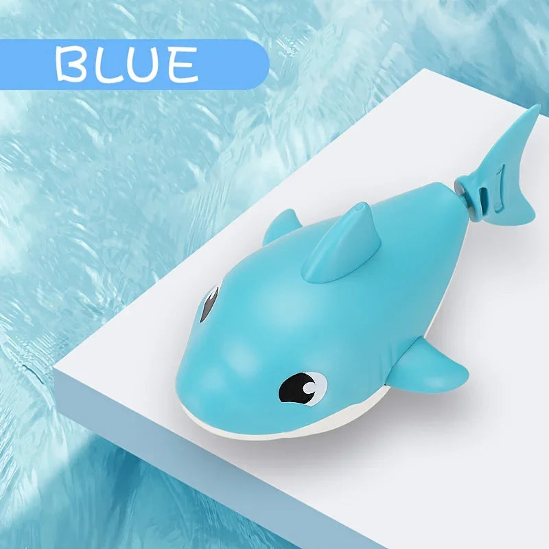 Summer Hot New Cartoon Shark Baby Water Play Toy | Wind-Up Chain Bath Toy for Kids
