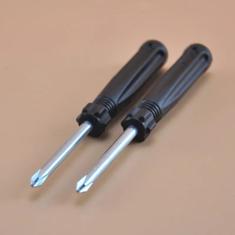 Dual Purpose Manual Screwdriver | Compact Cross and Flathead Set