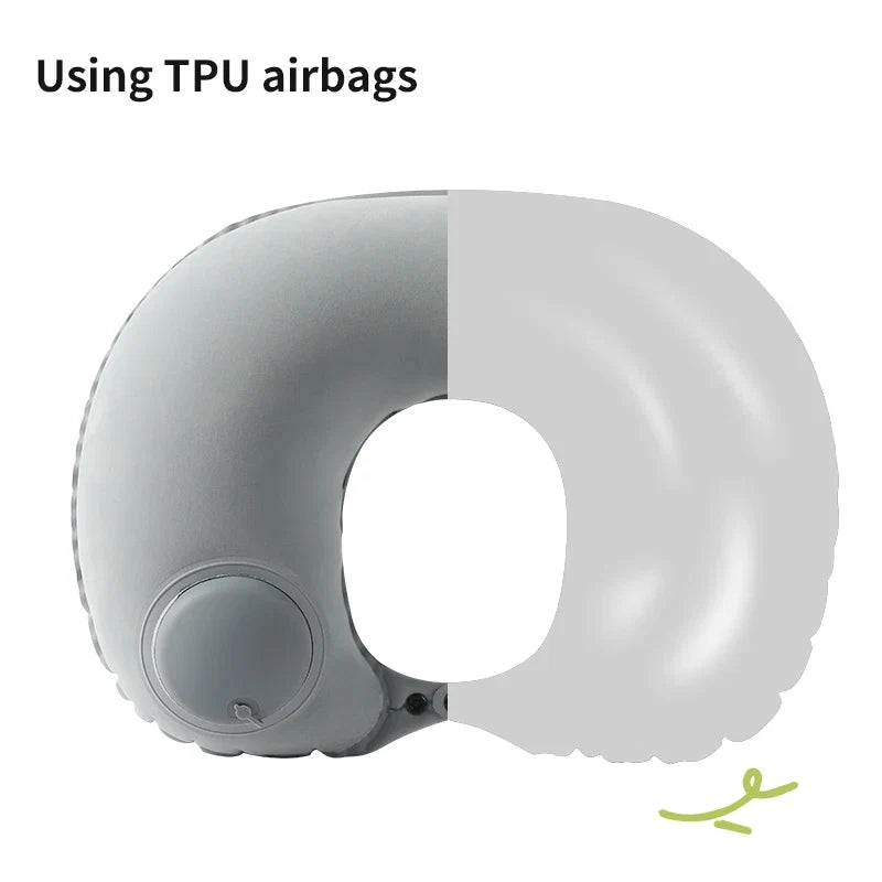 Ergonomic Inflatable Neck Pillow | Balanced Support for Travel