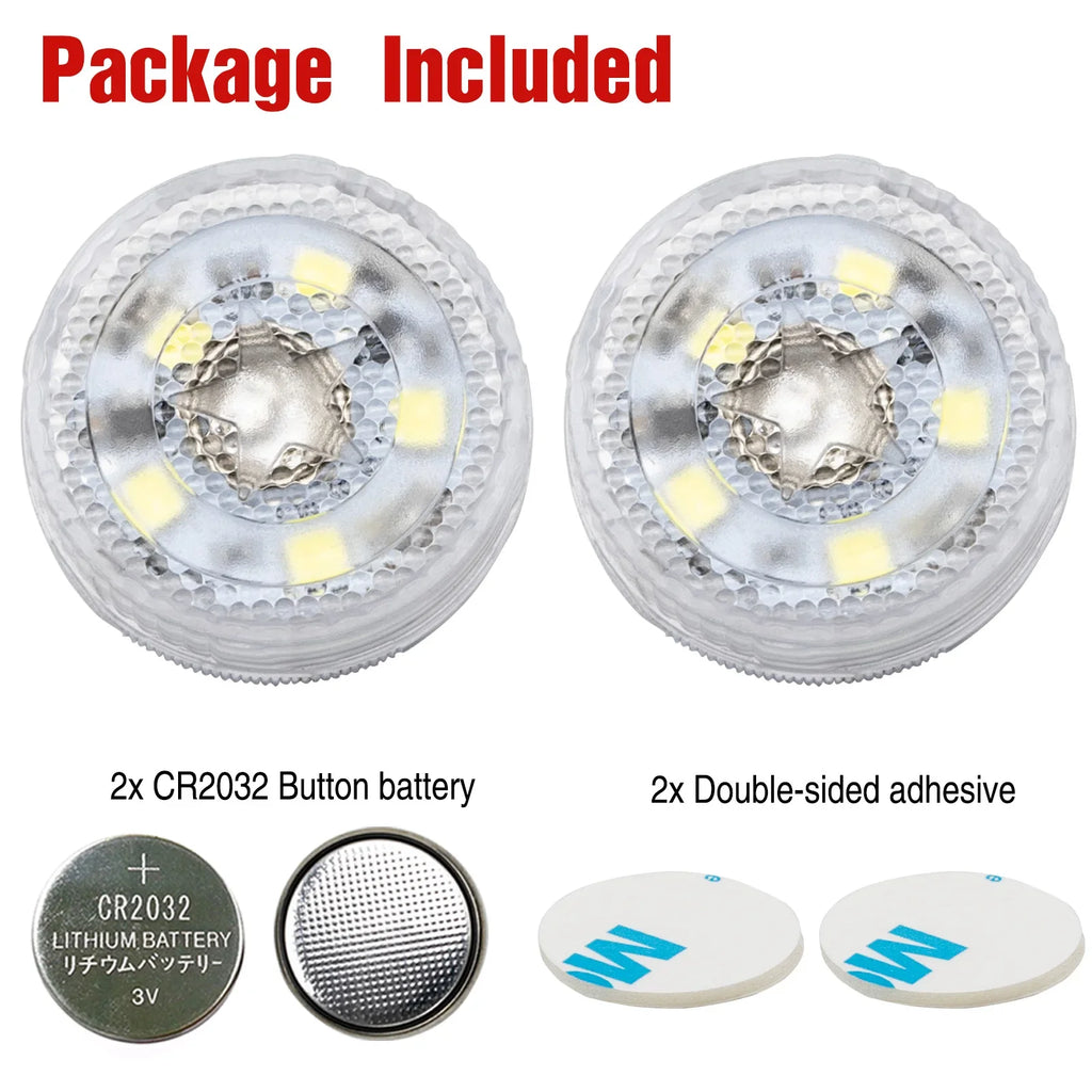 2X LED Touch Light | Portable Car Interior Light and Closet Lamp