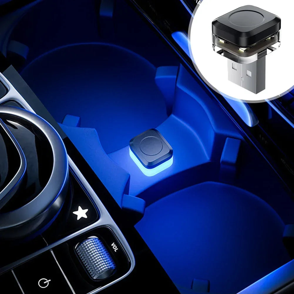 Mini USB Car LED Atmosphere Light | DC 5V USB Interior Lamp for Car, Laptop, and Keyboard