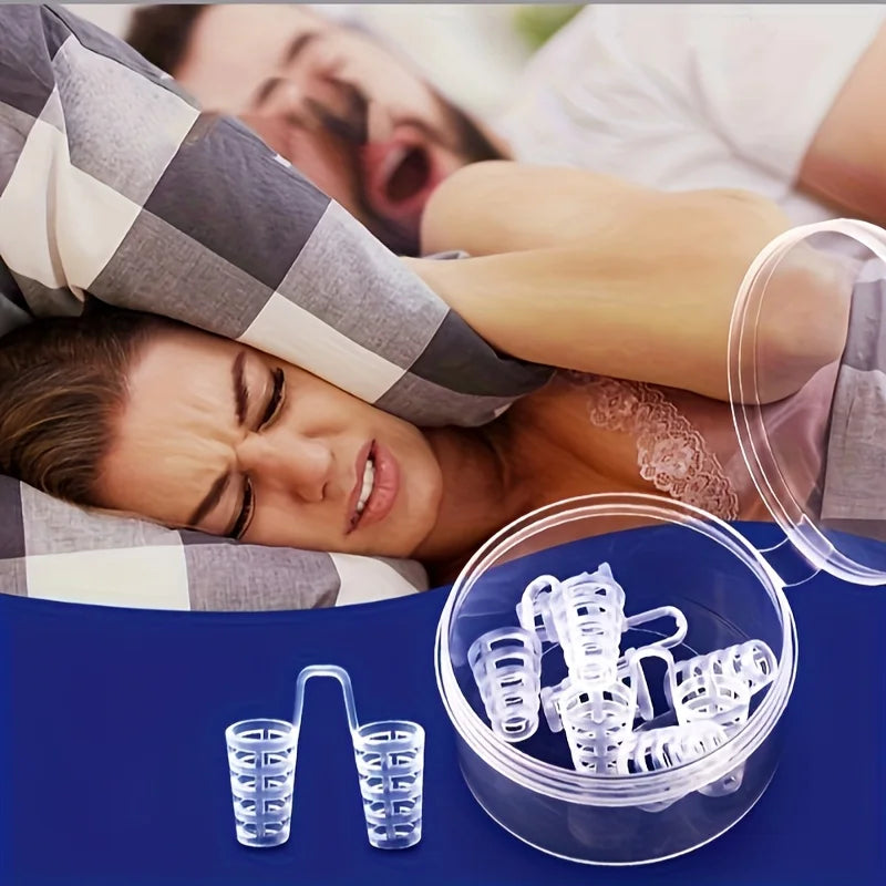 Soft Silicone Nasal Strips | Portable Snoring Relief Aid