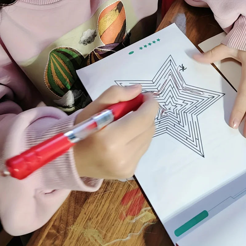 Kids Maze Puzzle Book for Focus and Thinking Skills | Fun Learning Activity