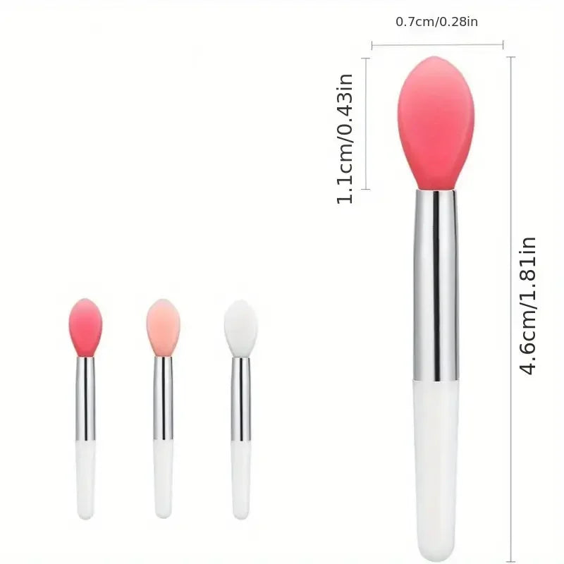 10pcs Silicone Lip Brush Set | Portable Lip Mask Applicator and Makeup Tool