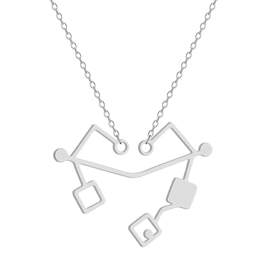 Kinitial Heart of Etheria Necklace | She-Ra Inspired Stainless Steel Pendant
