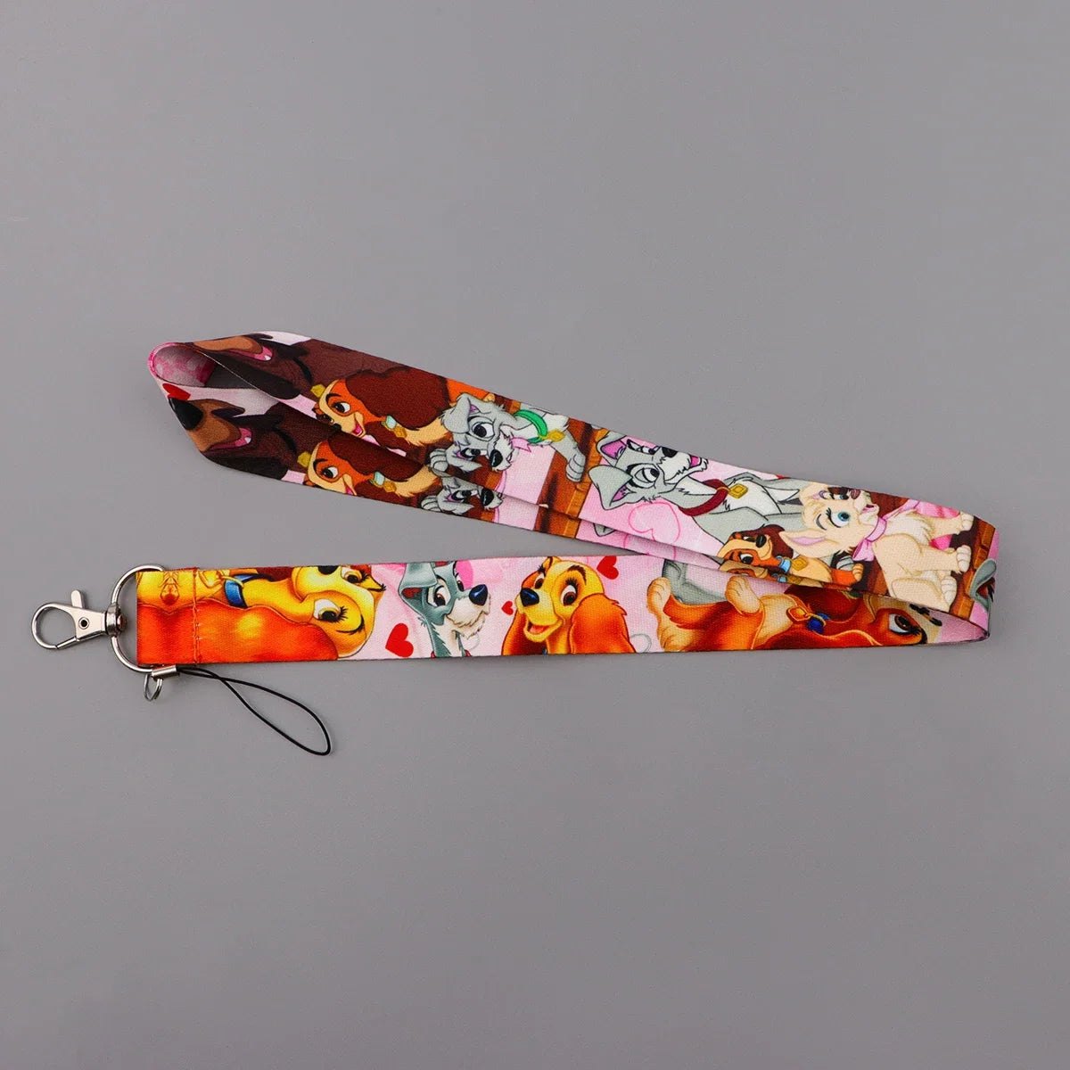 Cartoon Animal Keychain Lanyard | Anti-Lost Rope Strap for Keys