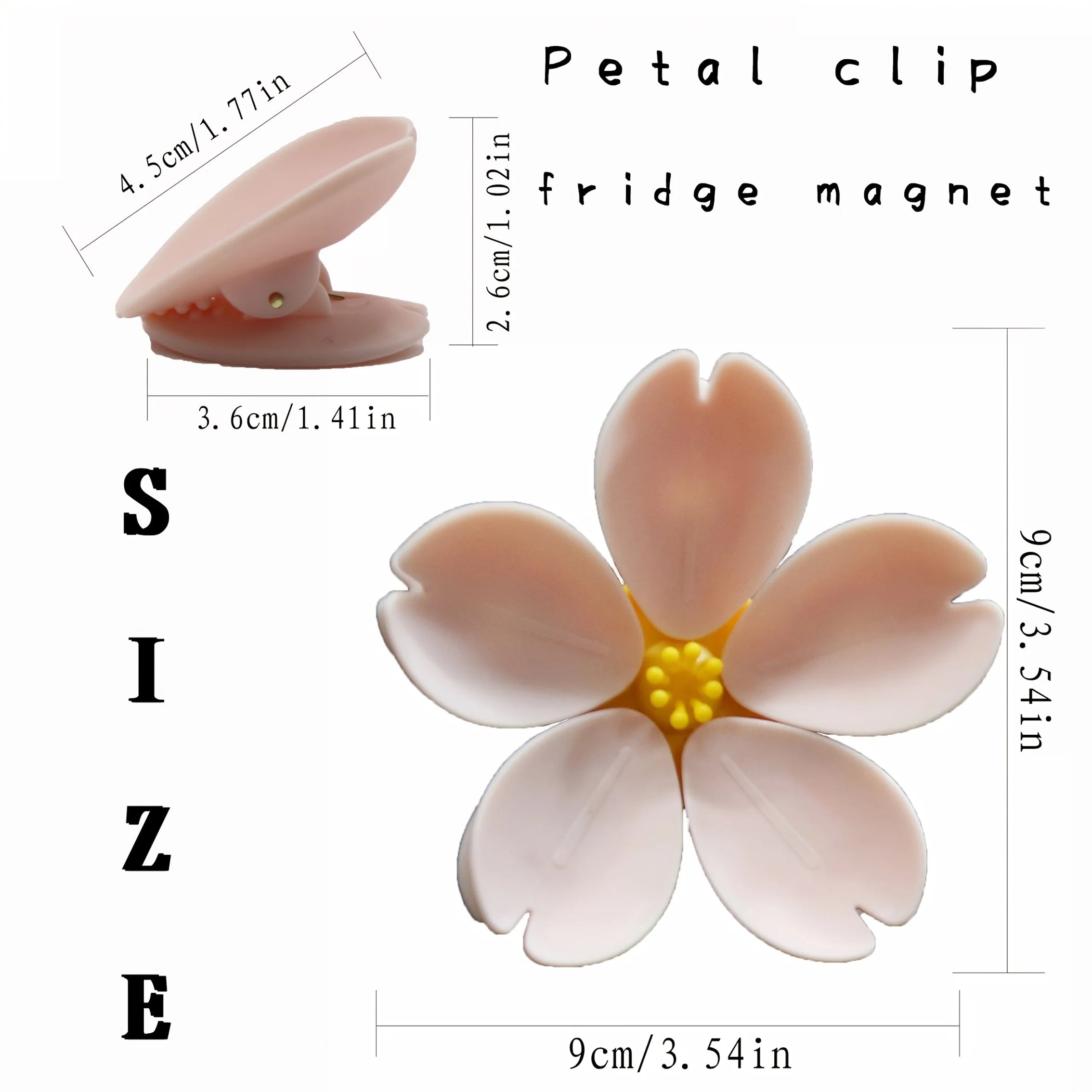 Magnetic Sealing Clip Set | Sakura Flower Kitchen Organizer