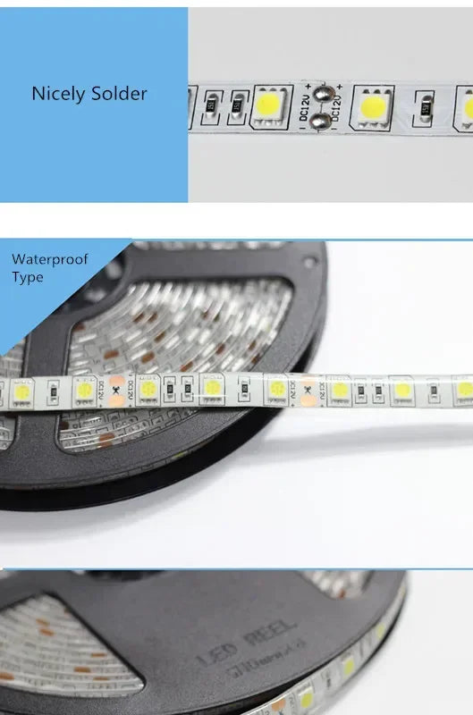 5V USB LED Strip Lights | Flexible Home TV Background Lighting