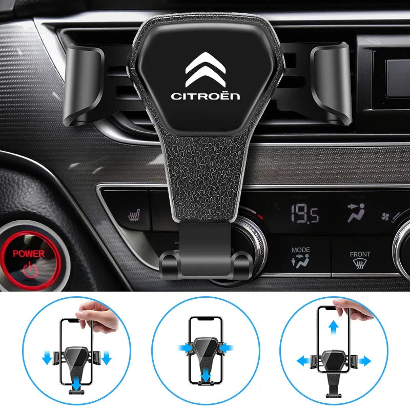 Gravity Car Phone Holder for Citroen | Auto-Clamp Air Vent Mount