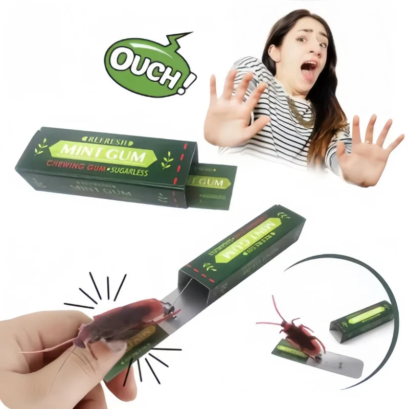 6Pcs Simulation Cockroach Chewing Gum | Creative Novelty Prank Toy