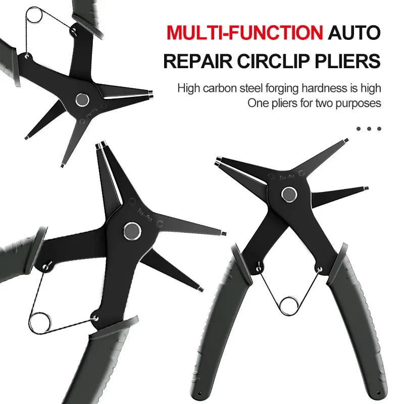 2 in 1 Snap Ring Pliers | Internal and External Retaining Ring Tool
