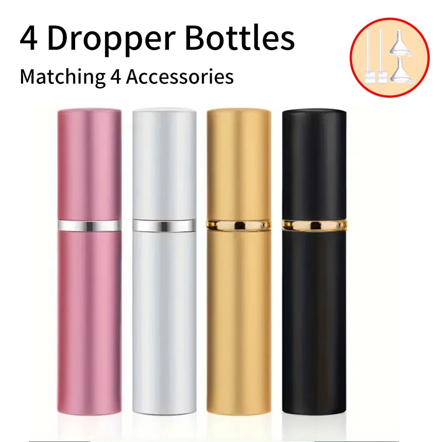 Portable Mini Perfume Atomizer Set | Refillable Travel Spray Bottles with Accessories
