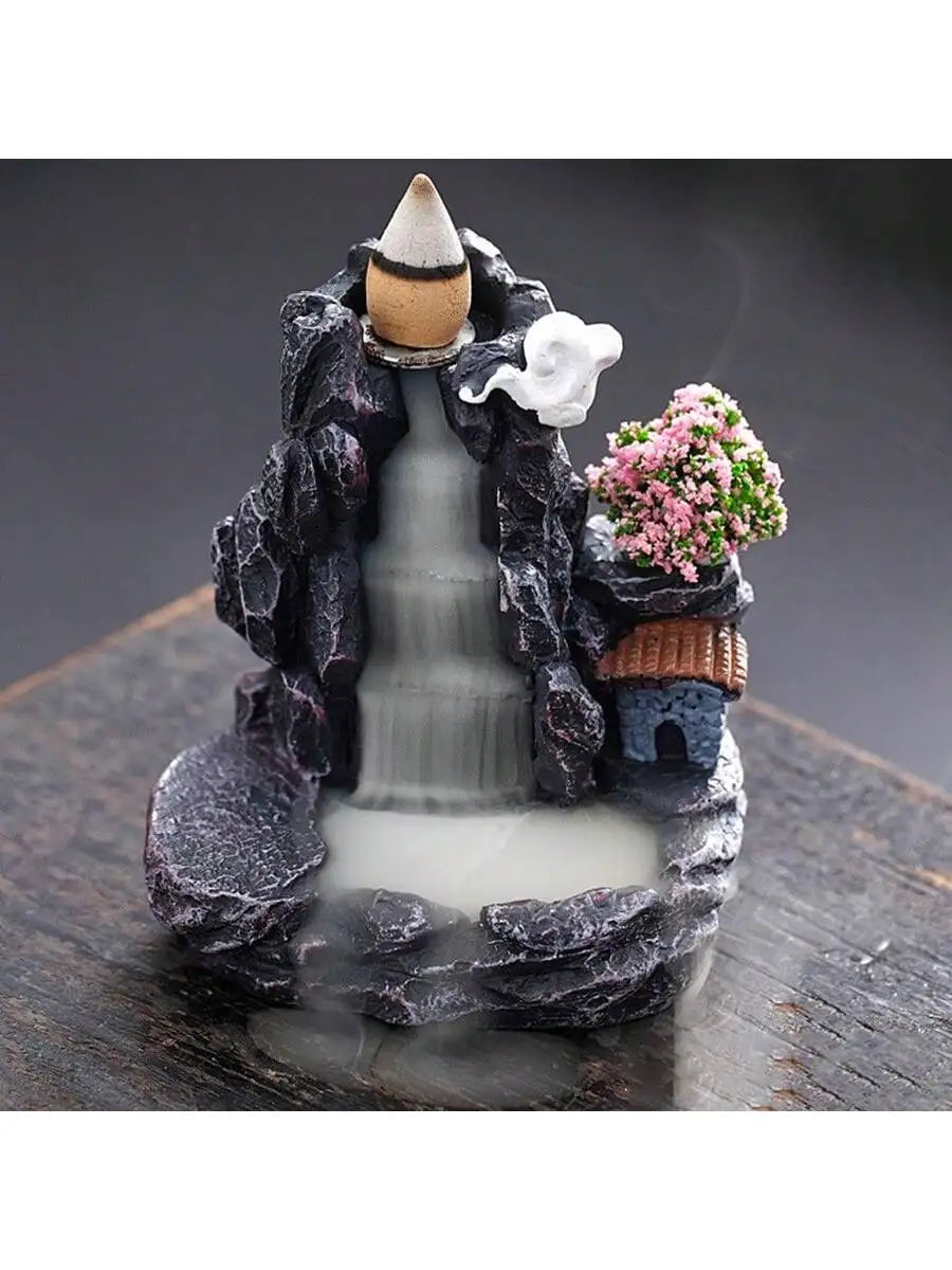 Resin Incense Burner with Smoke Reflux | Creative Home Aromatherapy Decor