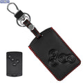 Renault Key Cover Leather 4 Button | XUKEY Car Remote Key Shell Case