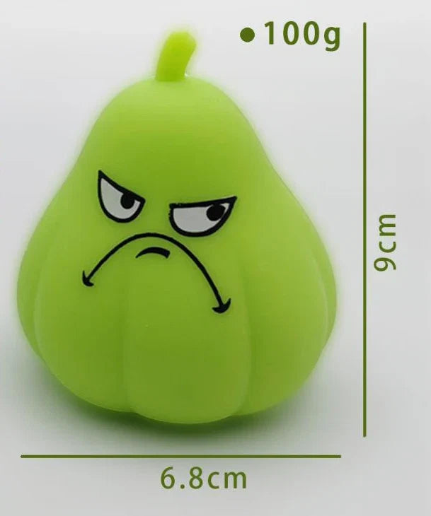 Melon Squeeze Toy | Stress Relief Pinching Ball That Plays Music