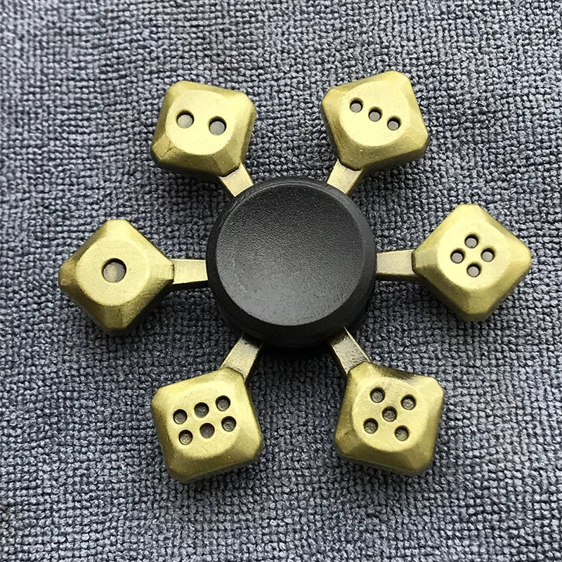 Bronze Metal Alloy Fidget Spinner | R188 Mute Bearing Hand Spinner for Stress Relief