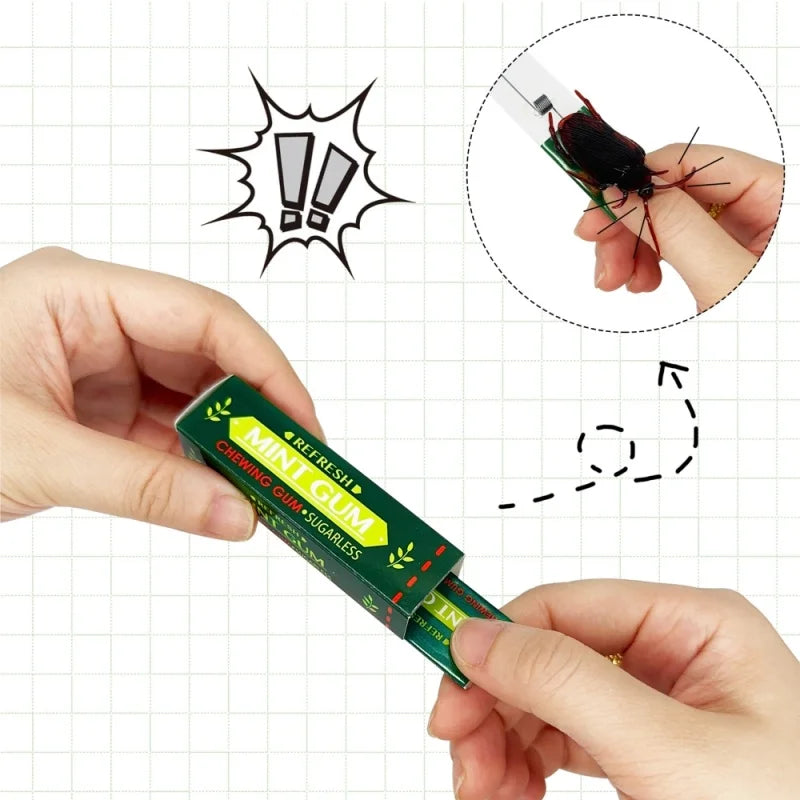 6Pcs Simulation Cockroach Chewing Gum | Creative Novelty Prank Toy