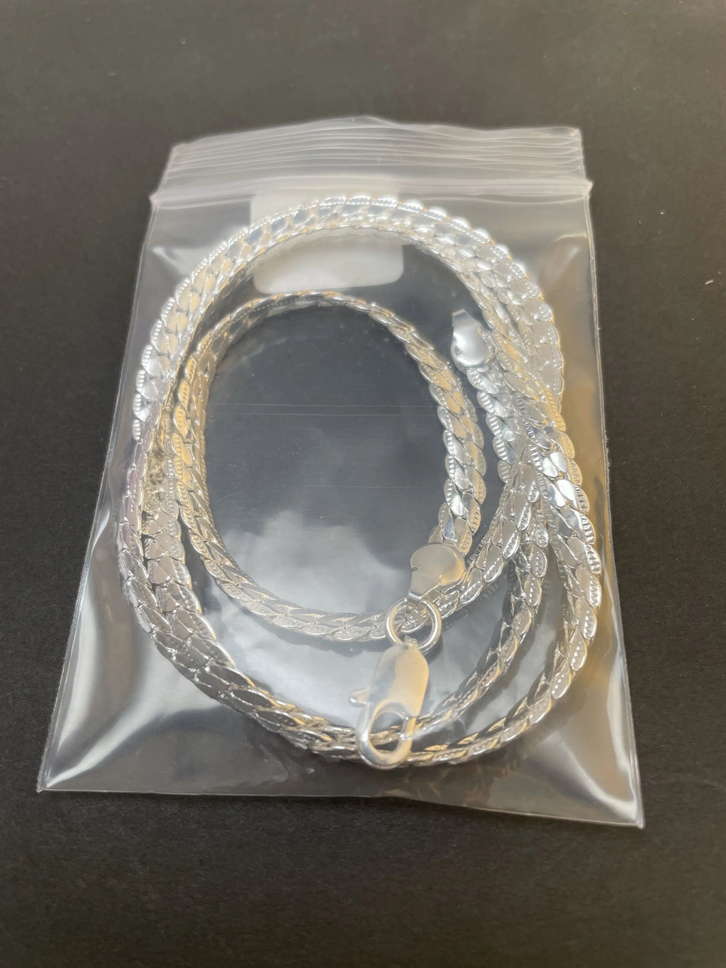 20-60cm 925 Sterling Silver Snake Chain Necklace | Unisex Fine Jewelry for Wedding and Engagement
