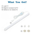 LED Light Under Cabinet Lights | USB Dimmable 3 Color Magnetic Strip