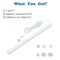 5V USB Under Cabinet LED Light | 3 Color Dimmable Magnetic Night Light