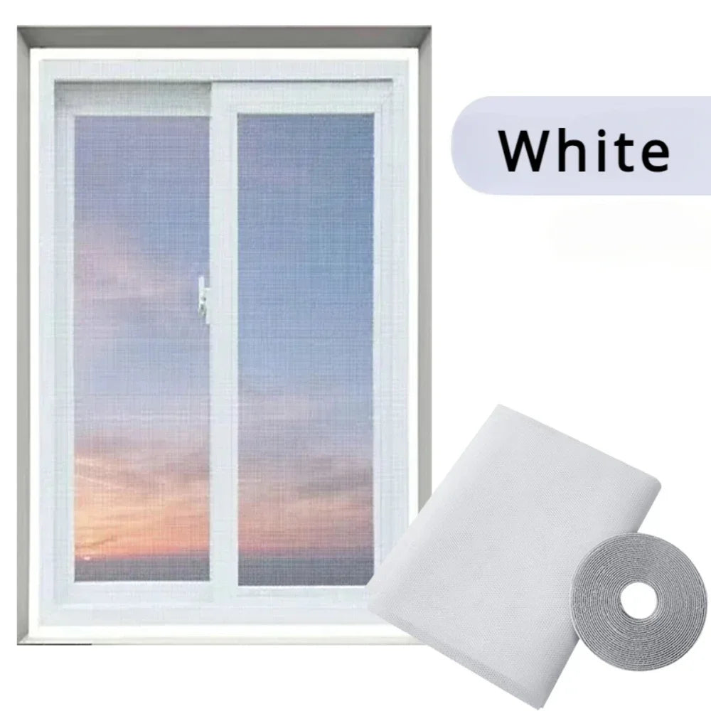 Self-Adhesive Mosquito Net for Windows | DIY Insect Screen Curtain