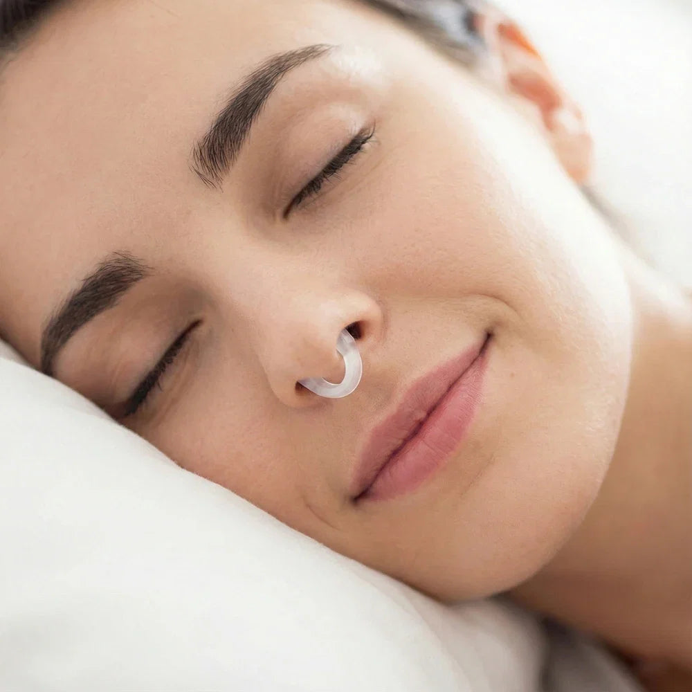 Silicone Elastic Nose Clip Stop Snoring Device | Anti-Snoring Supplies for Better Sleep