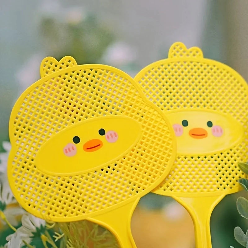 1pc Cute Cartoon Fly Swatter with Extended Handle | Durable Mosquito Killer
