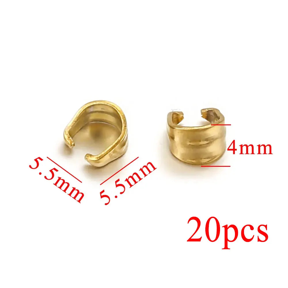 Gold Plated Melon Clasps | Stainless Steel Jewelry Connectors