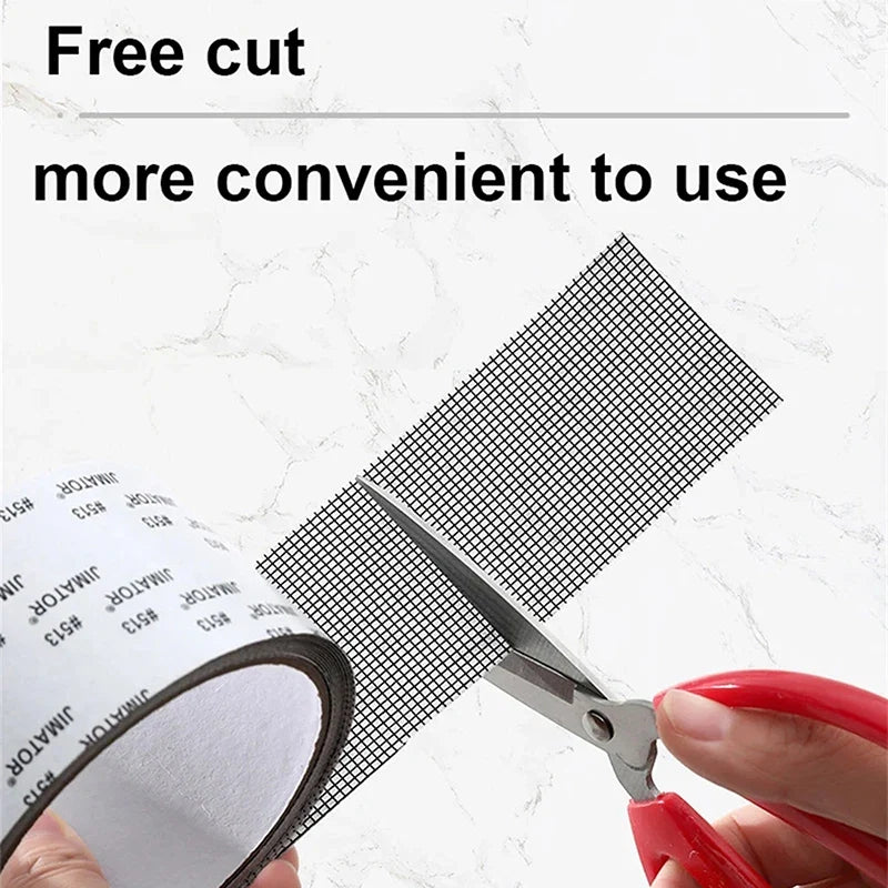 Mosquito Net Repair Tape | Self-Adhesive Window Screen Patch for Holes