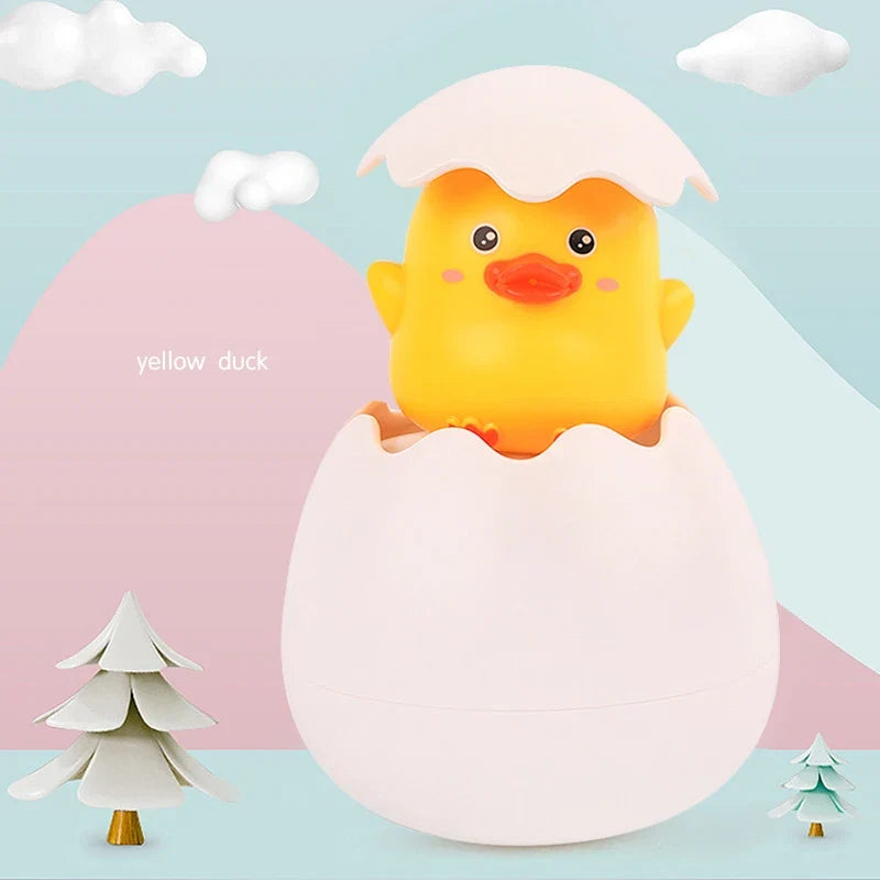 Dinosaur Eggshell Bath Spray Toys | Fun Baby Shower Duck Set