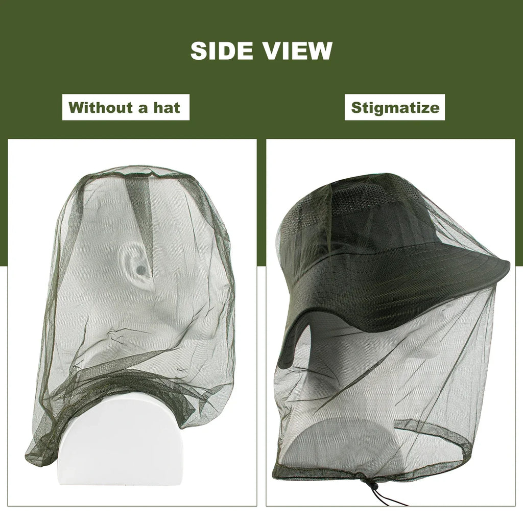 Ultra Large Mosquito Head Net | Premium Insect Face Protector for Outdoor Camping