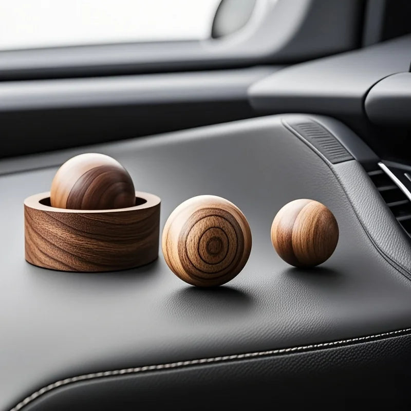 Wooden Essential Oil Diffuser | Spherical Aroma Diffuser for Room Fragrance