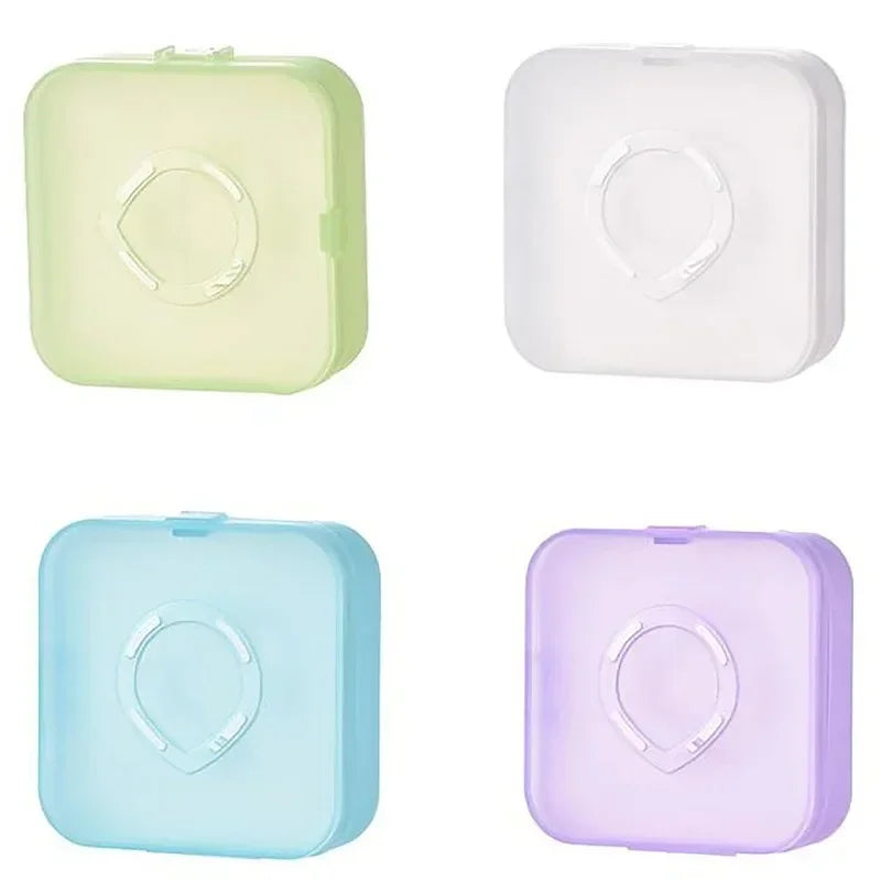Portable Air Cushion Puff Box | Travel Makeup Sponge Case with Powder Container