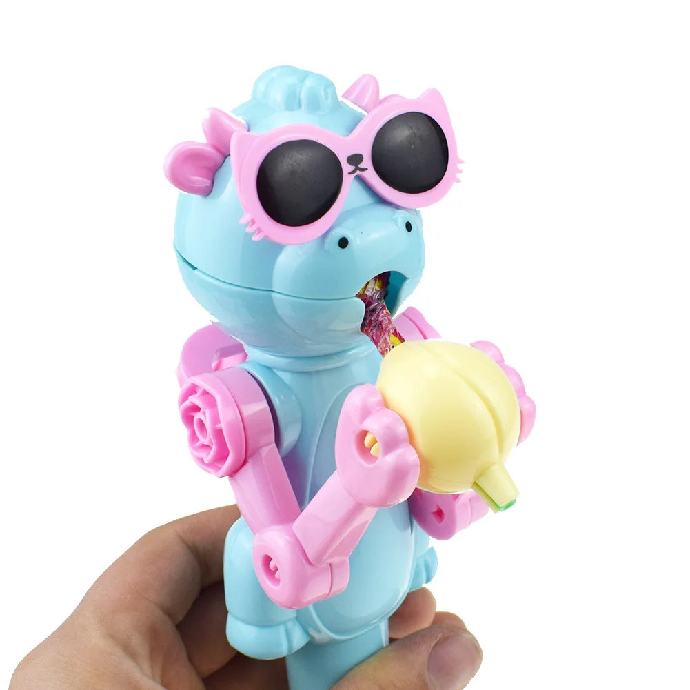 Creative Lollipop Robot Holder | Novelty Candy Storage Toy