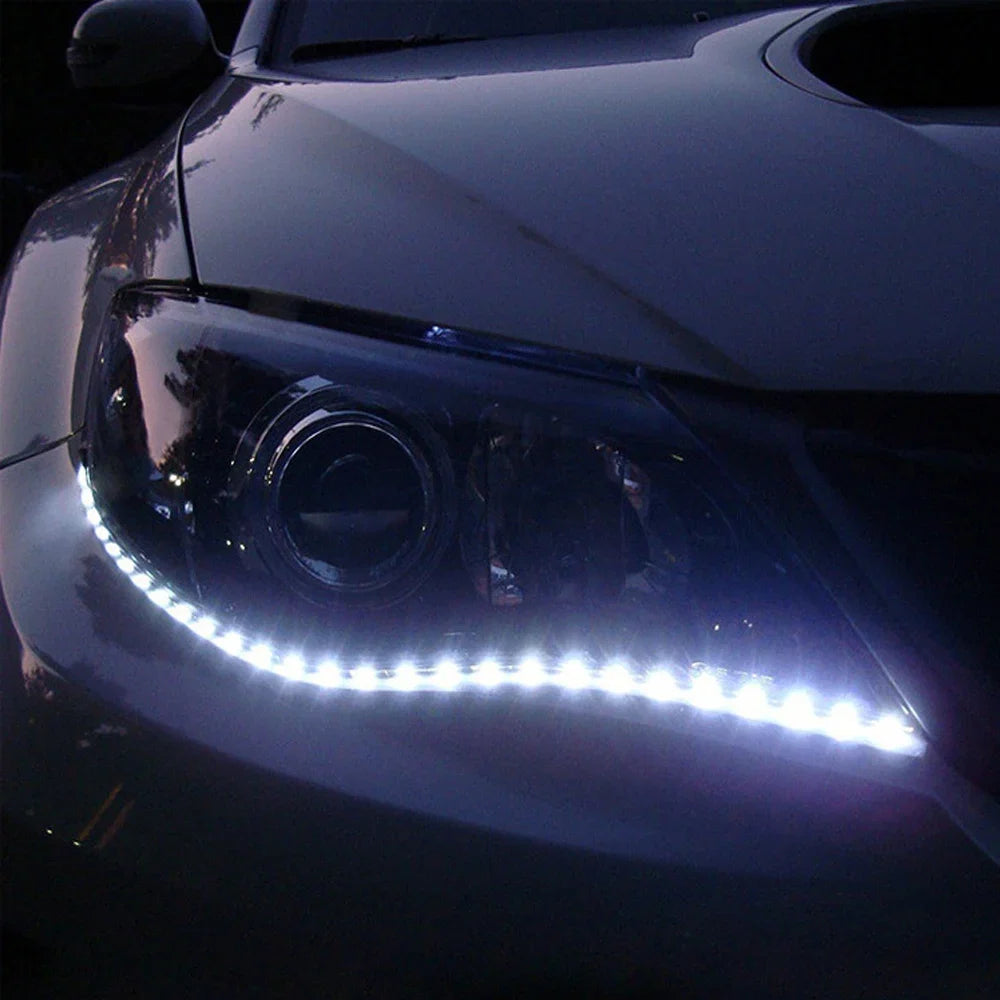 2X 30cm LED Strip Light DRL 3528 1210 15SMD | Car Ambient Atmosphere Light