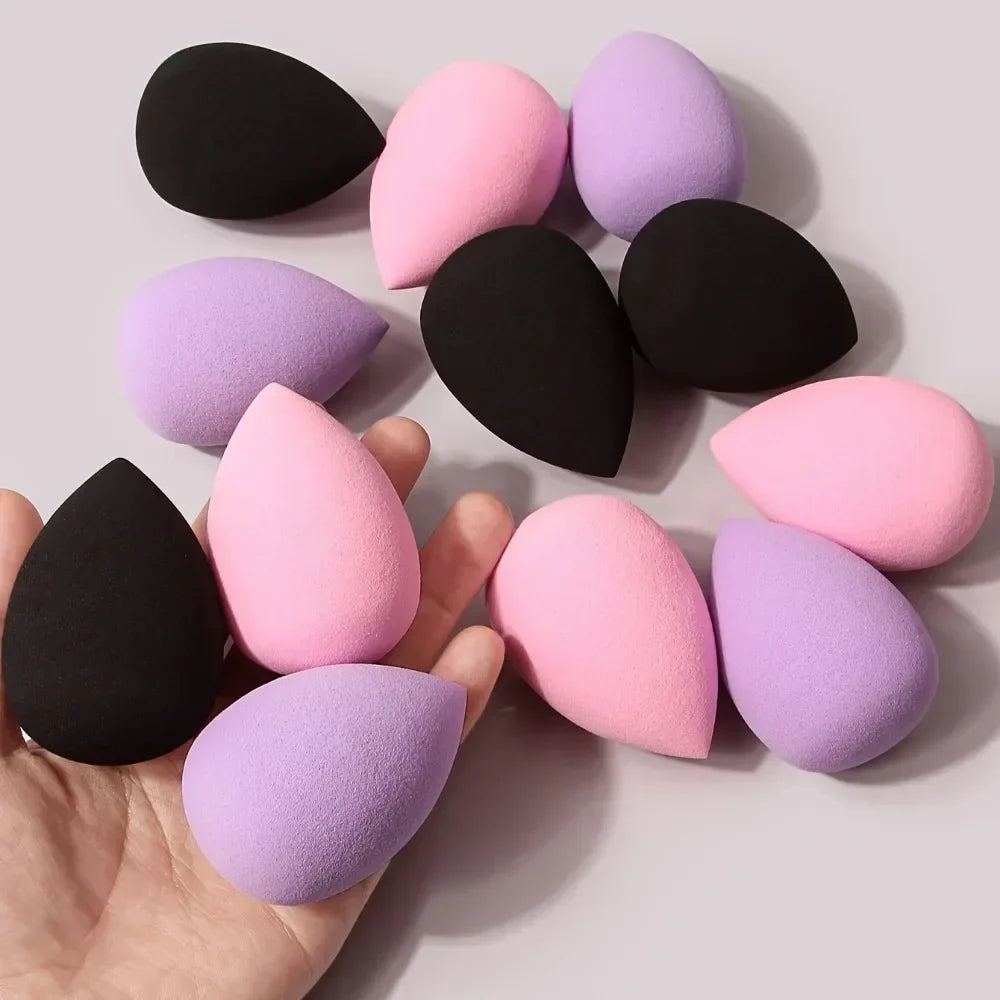12Pcs Multicolor Makeup Sponge Blender Set | Soft Foundation Cosmetic Puff Kit