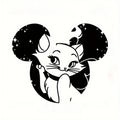 Aristocats Marie Cat Vinyl Stickers | Car Window Bumper Laptop Decals