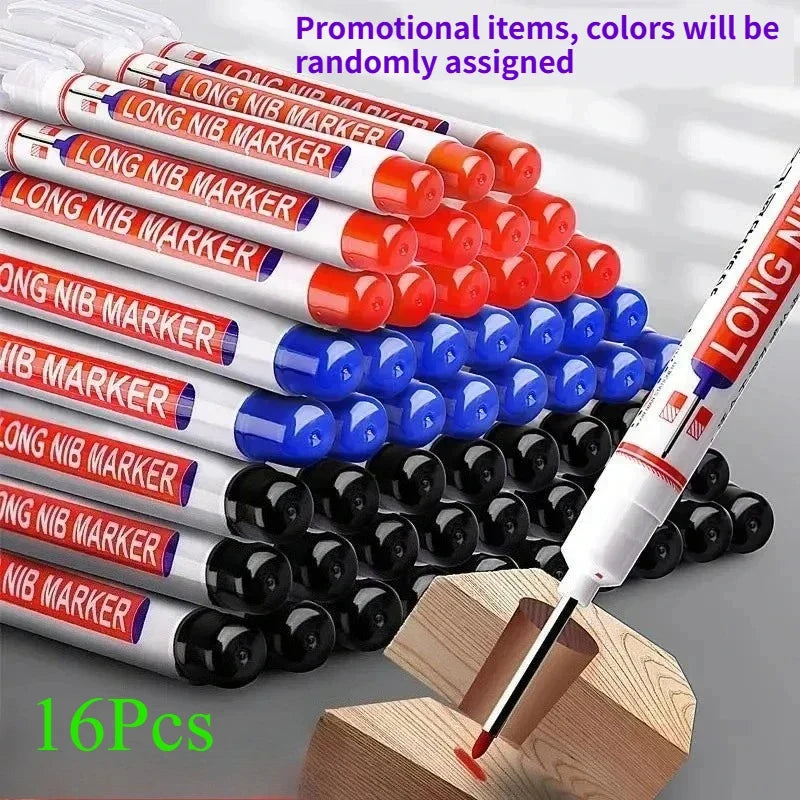20mm Deep Hole Long Nib Markers Set | Multi-Purpose Perforating Pen for Metal, Wood, and Glass