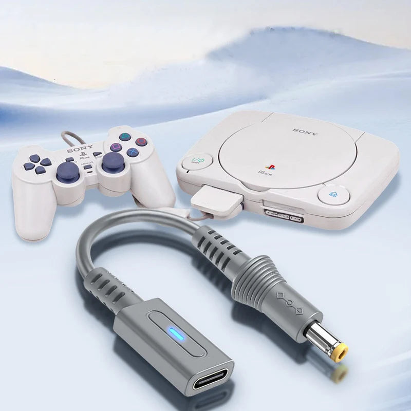 USB C to DC 4.8x1.7mm Charging Cable | 45W Adapter for Retro Game Consoles