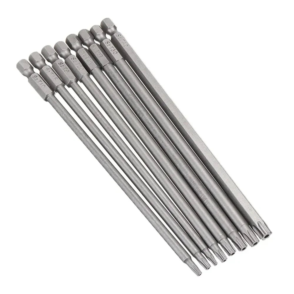 1PC Long 150mm Magnetic Torx Screwdriver Bit | Alloy Steel 1/4 Inch Hex Torx Screw Driver