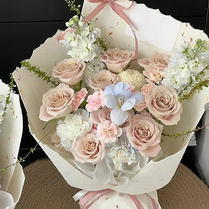 40-Piece 30x30 cm Tissue Paper Flowers | Gift Wrapping and Craft Paper Pack