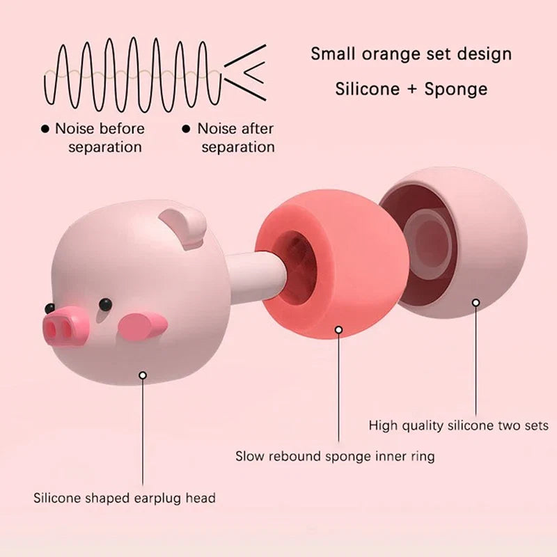 Soft Soundproof Sleeping Earplugs | Noise Reduction for Sleep, Study, and Focus