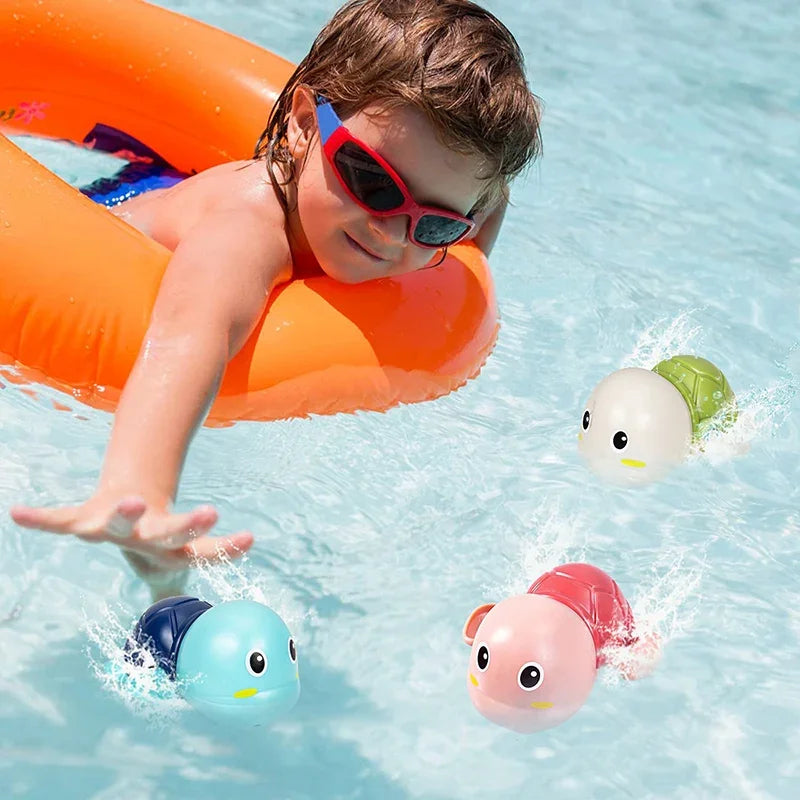 Whale Clockwork Bath Toy | Wind-Up Swimming Water Play for Toddlers